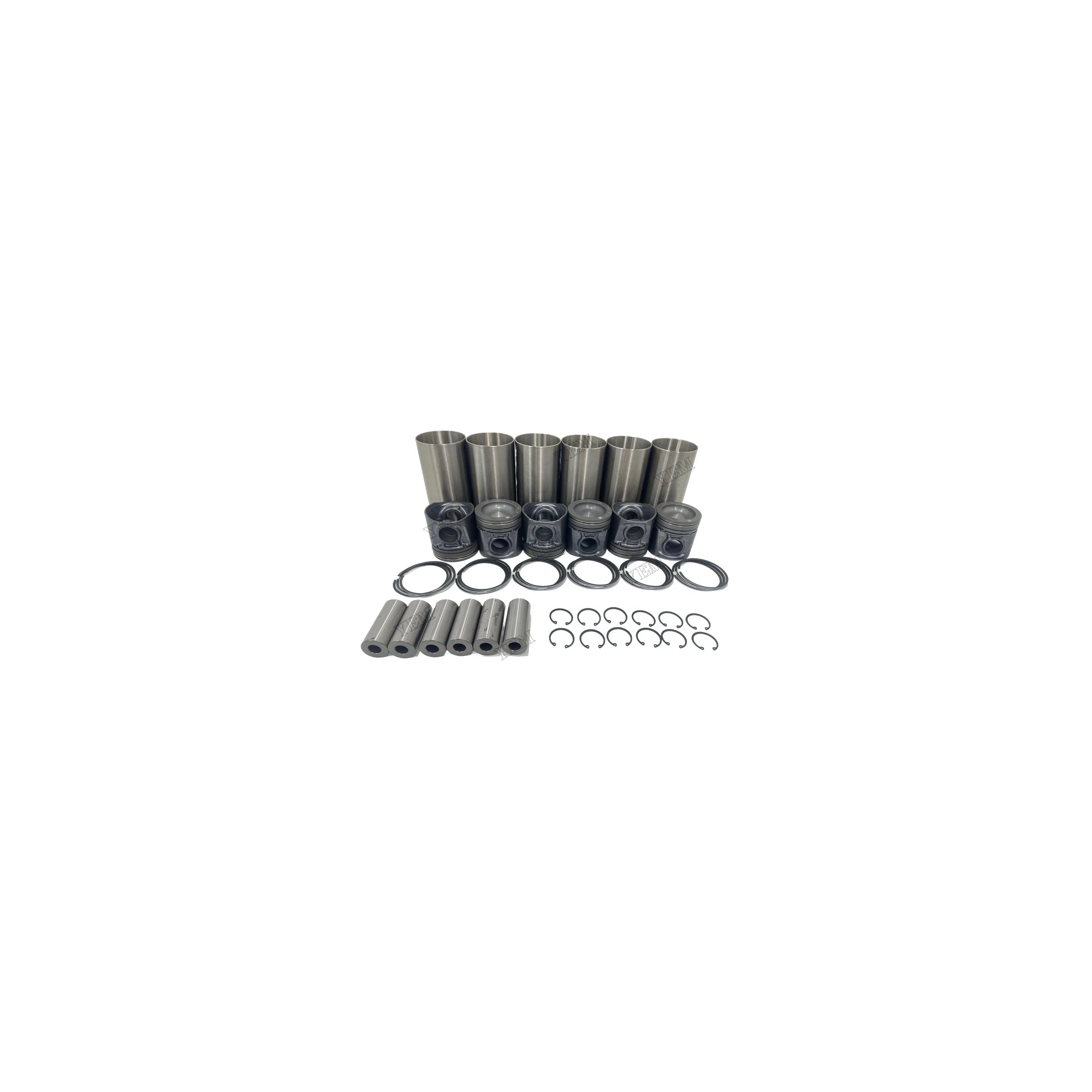 Cylinder Liner Kit Compatible for Caterpillar C6.6 Industrial Engine Parts