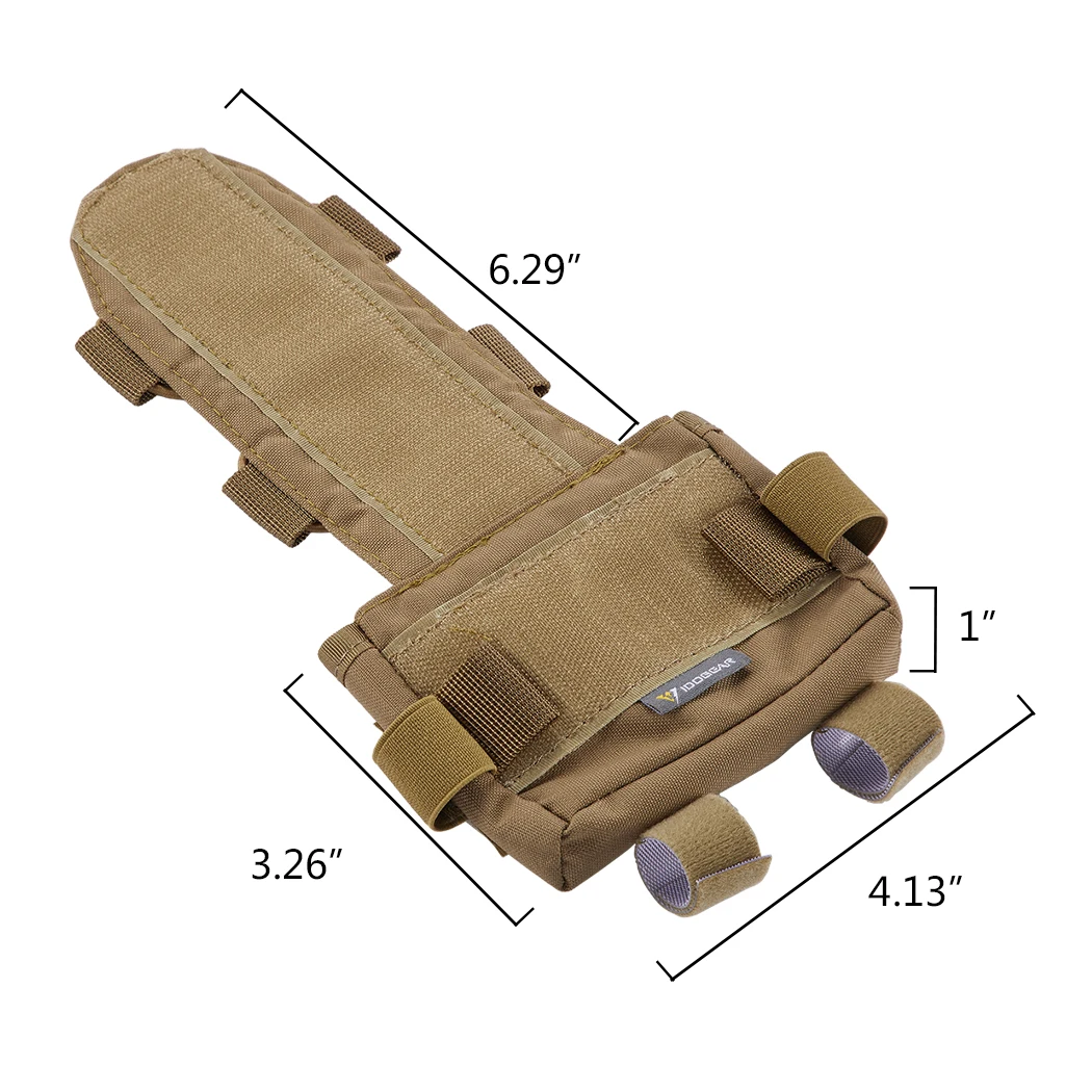 OAREA Custodia per batteria per casco tattico MK2 pacco