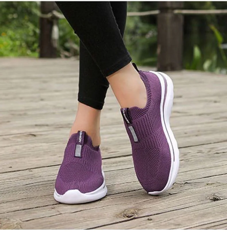 Qs-f19 New Style 2023 Style Casual Women's Shoes Slip On Ladies Brand ...