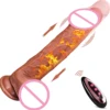 Remote Control Thrusting Skin Dildo