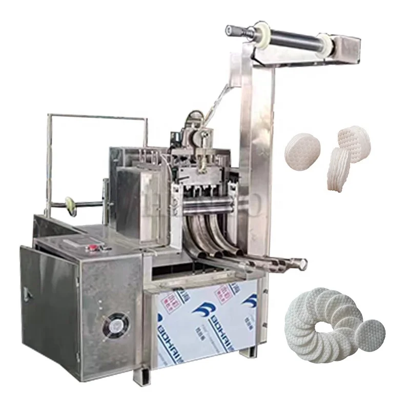China Manufacture Cosmetic Cotton Pads Making Machine / Cotton Pad Making Machine