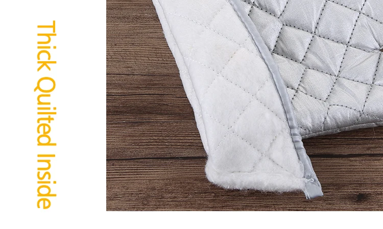 Пользовательские серые термостойкие высокотемпературные изоляционные перчатки для барбекю перчатки для кухни перчатки для духовки варежки для выпечки