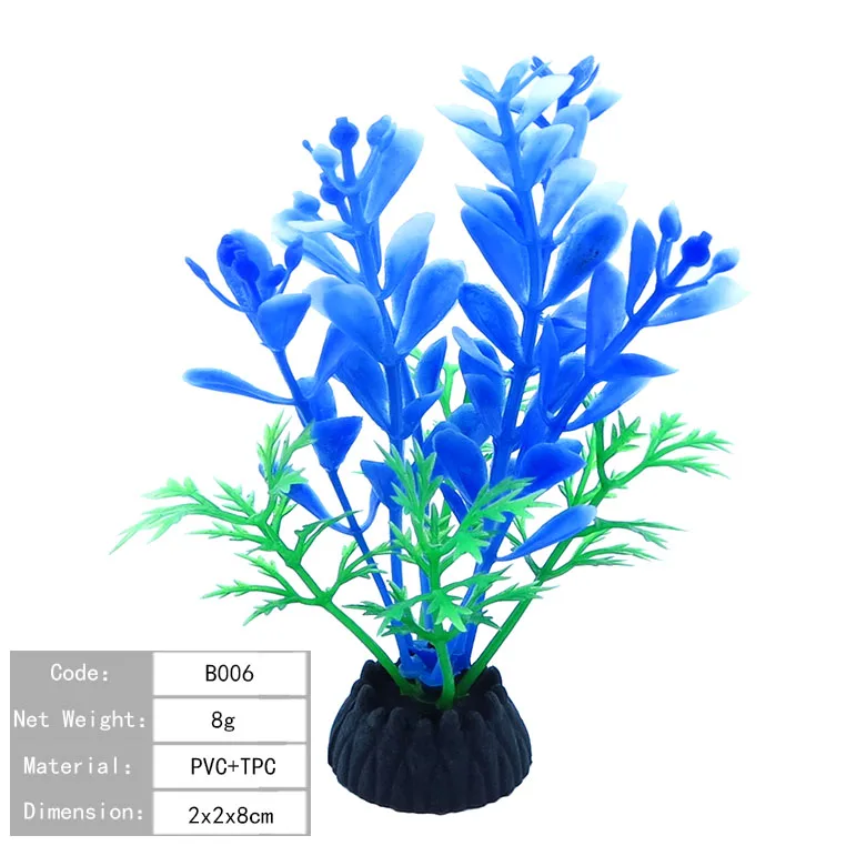 Wholesale Aquarium Decor Aquarium Plastic Plants Grass Artificial