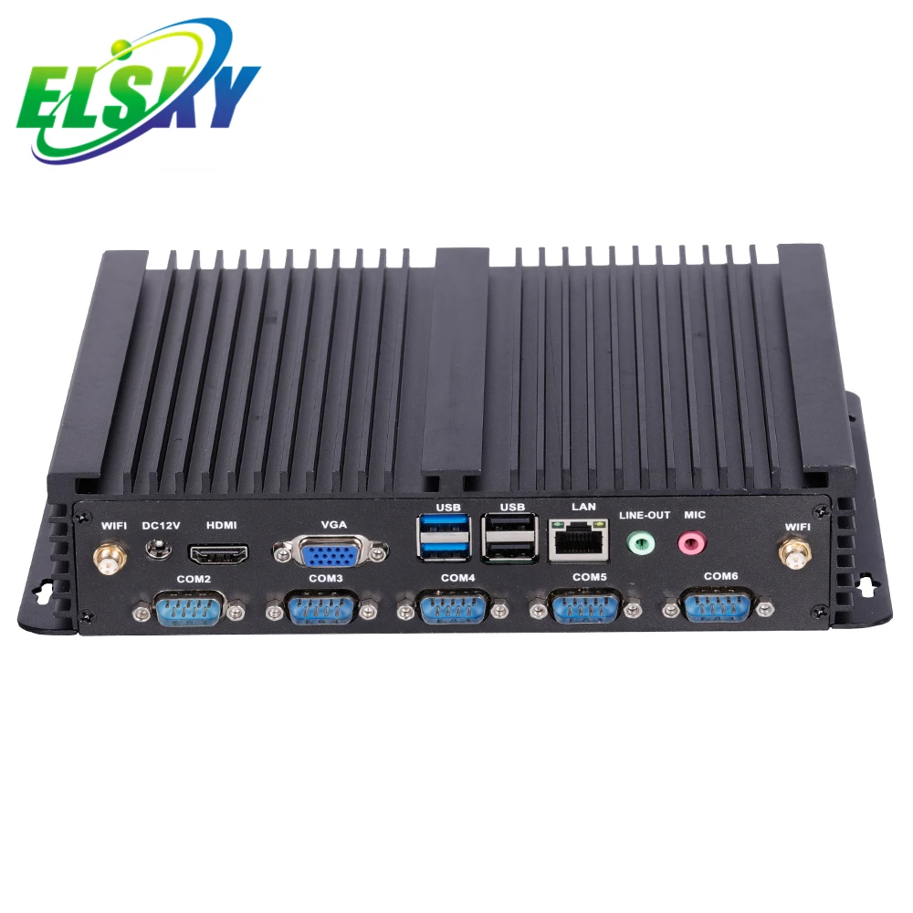 ELSKY Industrial PC with Processor 4th Gen Core I3 4010U 4030U Bay Trail SOC Chipset VGA HD_MI LVDS IPC6000