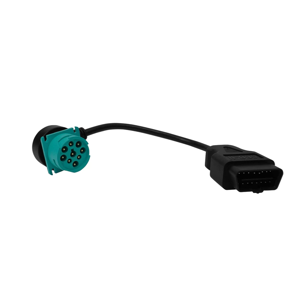Custom J1939 9P Female to OBD/OBD2 Connector Cable Adapter Harness with 1 Year Warranty