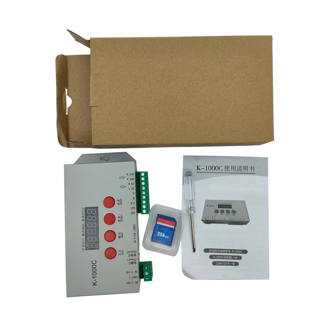 T-8000 Sd Card Rgb Led Pixel Controller Lededit Software Full Color T ...