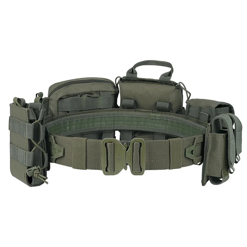 Durable Wholesale Tactical Belt with Pouches Accessories Hunting Utility Belts for Outdoor Multifunctional Tactical Belts