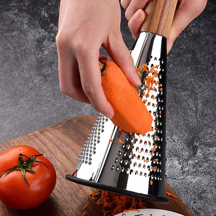 Kitchen Drum Grater Conical Grater With Rubber Wood Handle For Grinding  Fruits And Vegetables