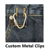 custom metal clips