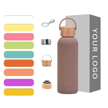 Bottleworks Custom Logo 500ml Reusable Double Wall Vacuum Insulated ...