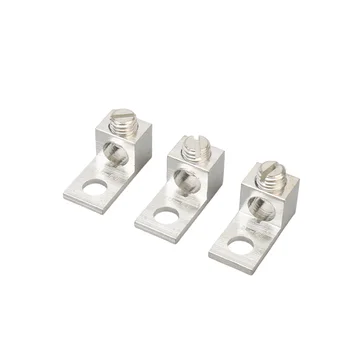 Custom Aluminum Mechanical Cable Connector for Electrical Systems Zinc-plated Copper Busbar Terminal Block Terminal Lug