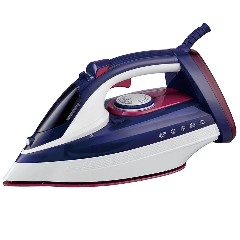 2200-2800W Irons for Clothes with Variable Temperature, Steam Control, Anti-Drip, Compact Stainless Steel Soleplate steam iron