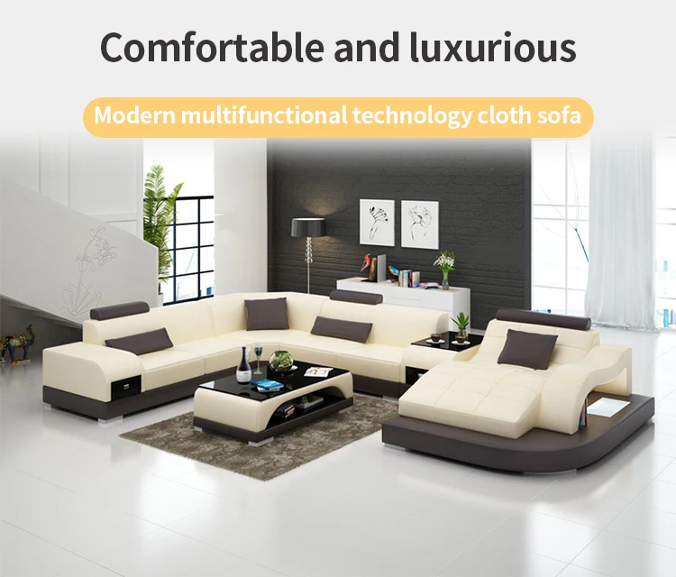 Living Room 2021 Couches L Shape Sectional Luxury Modern Sofas,Turkey