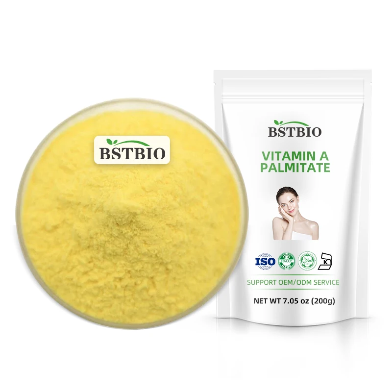 BSTBIO CAS 79-81-2 VA Retinyl Retinol Palmitate 250,000IU/g Vitamin A Palmitate Powder