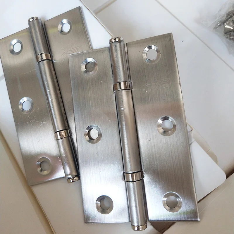 Hot Sale Furniture Hardware Stainless Steel Window Cabinet Folding Door Hinges Satin Color