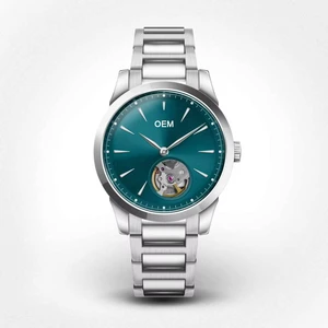 Custom logo 34mm Ladies Skeleton Automatic Watch with Miyota 9029 Movement Luxury Mechanical Watch for Women