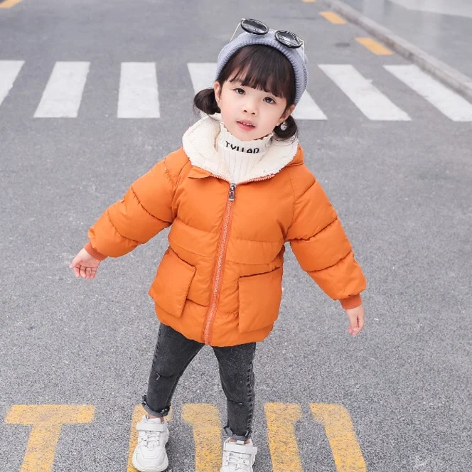 Wholesale Children's Winter Coat With Plush And Thick Coat For Boys And