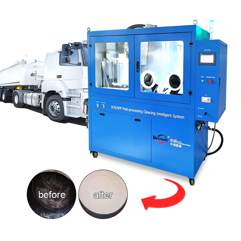High Flow Water Flushing DPF Cleaning Machine Vehicle Equipment Diesel Particulate Filter Cleaning