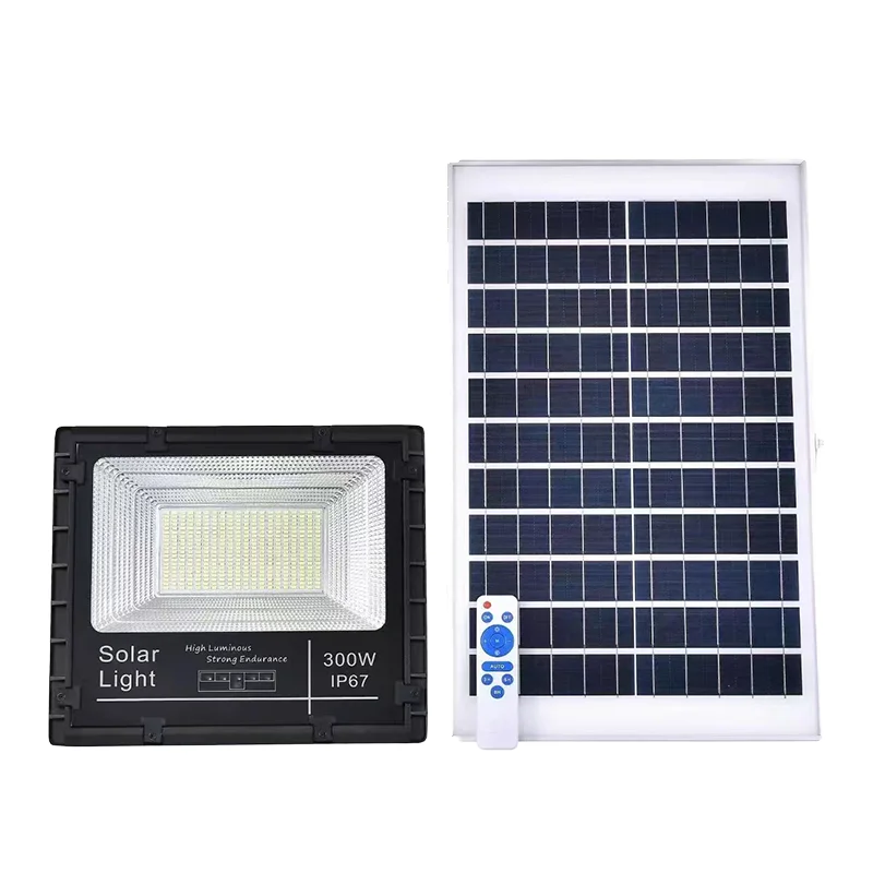 IP65 Waterproof SMD LED Solar Flood Lights 50W-500W Aluminum Remote Control Garden Outdoor High Brightness