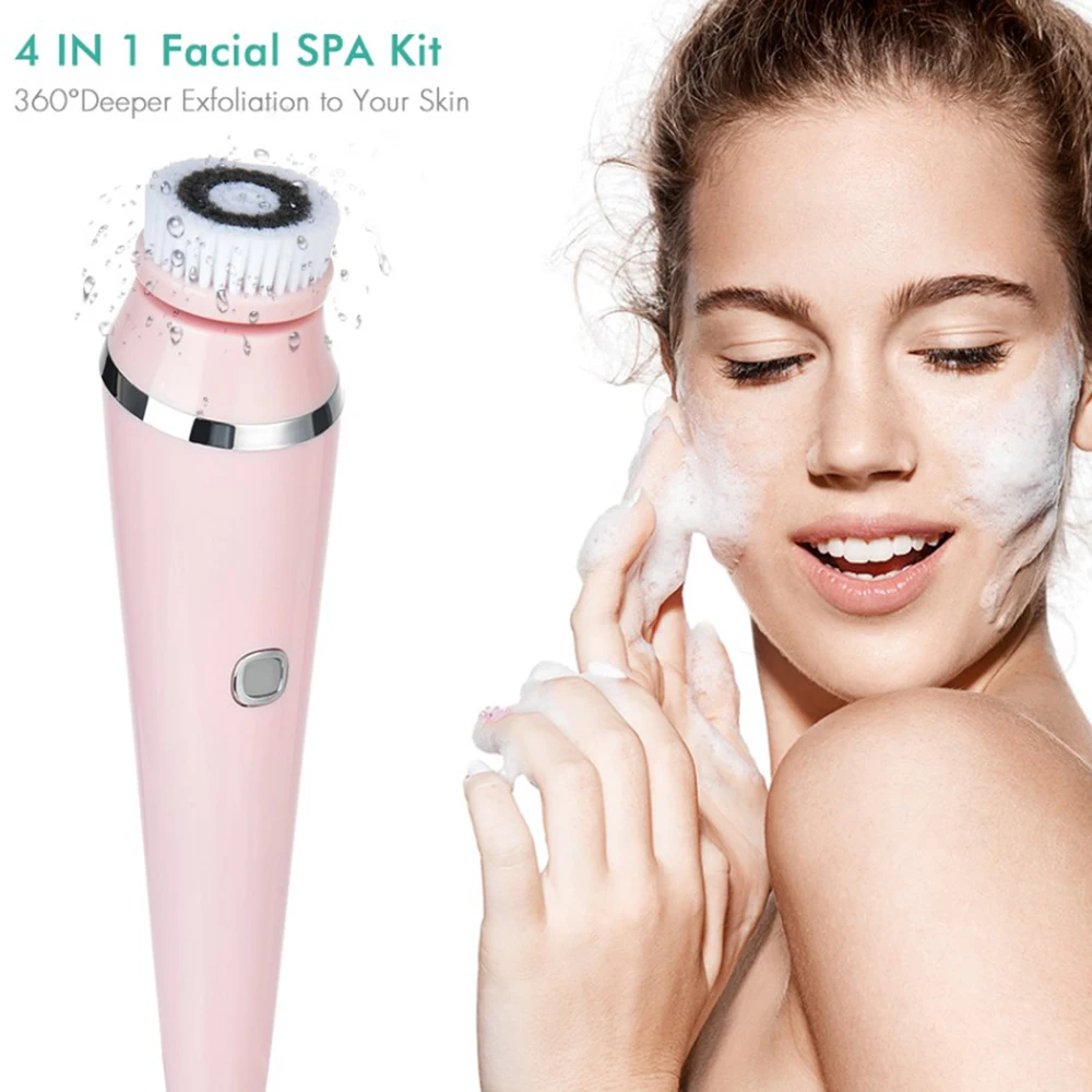 Oem Private Label Deep Pore Clean Face Wash,Electric Facial Spin