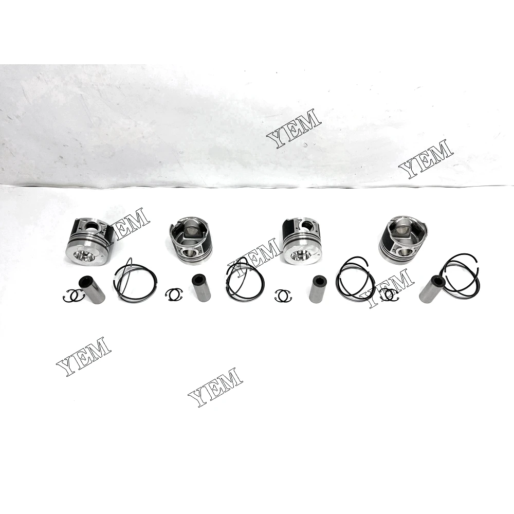 For Nissan FD33 1 Set Piston & Piston Rings Heavy Equipment Engine Parts 4