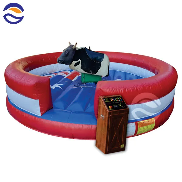 Cheap price Commercial Kids Adult Inflatable Mechanical Games Rodeo Ride Bull For Sale