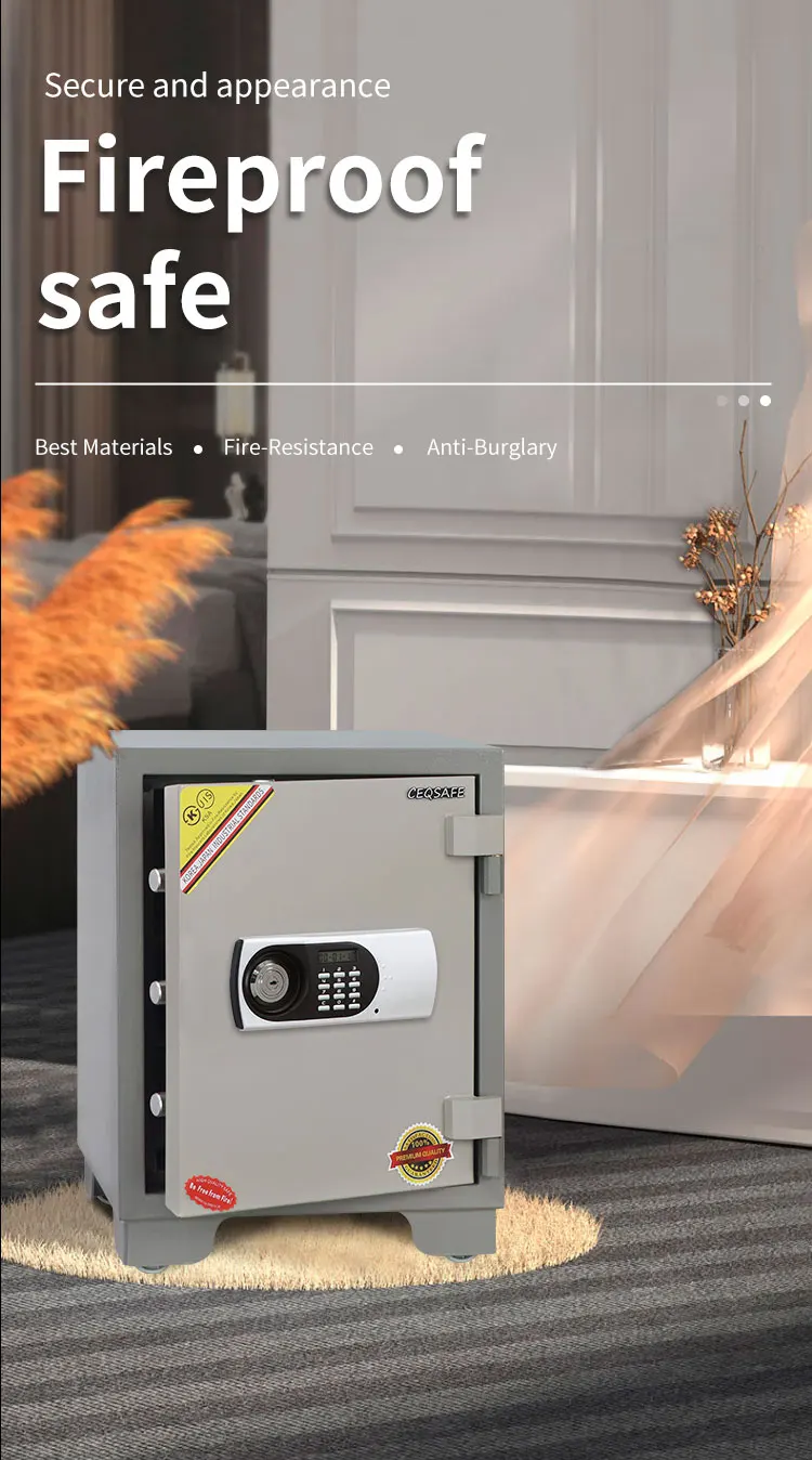 CEQSAFE Fireproof Office Home Safe Money Metal Safe Box Fireproof Safes manufacture