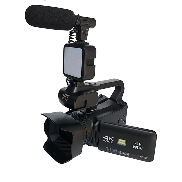 OEM ODM  4K  Vlog Hot Sell Amazo n Video Camera IR Night Vision Camcorder for Vlog
