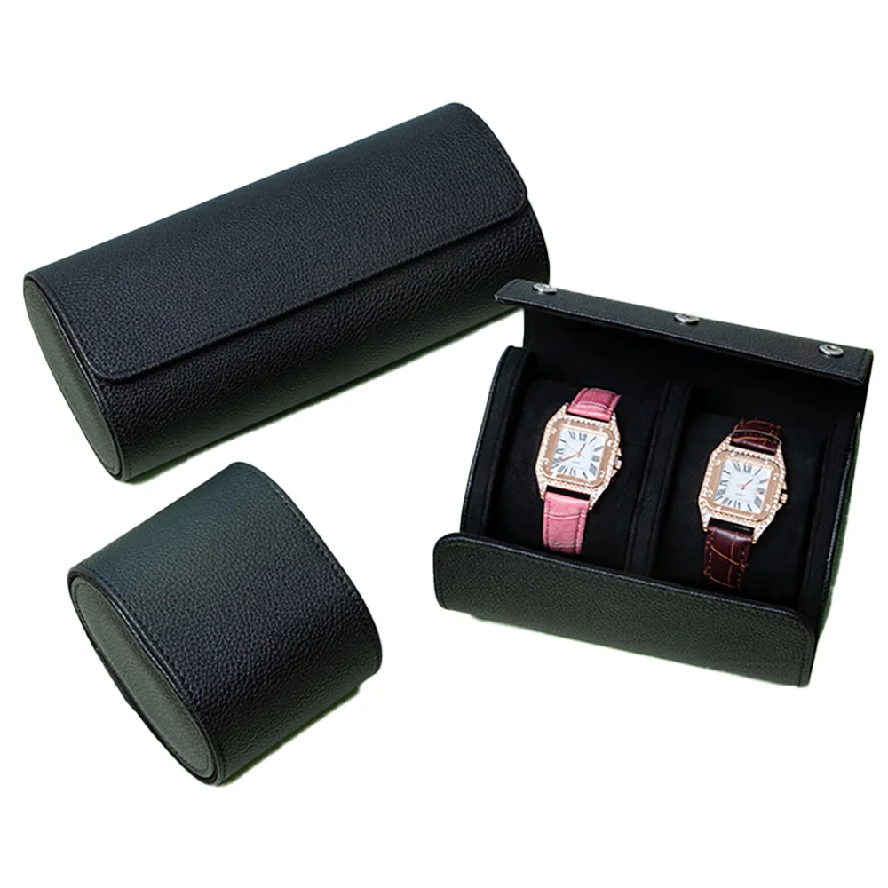 Rouleau de montre en cuir PU simple JBW1013W Rouleau de montre en cuir PU simple JBW1013W