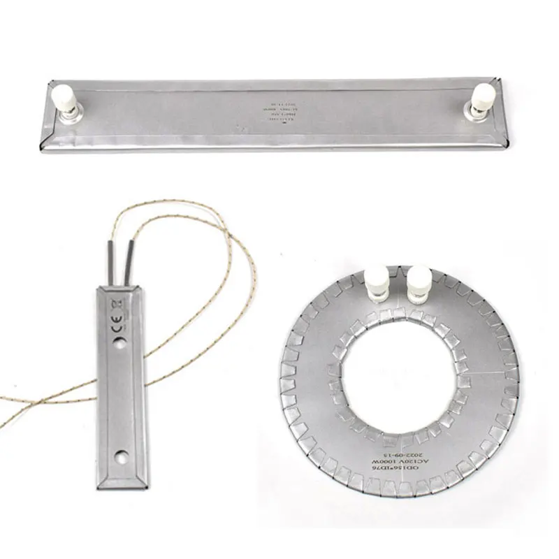 BRIGHT Customized 220V Industrial Heating Plate Electric Flat Mica Heater Plate Heater With Lead Wire