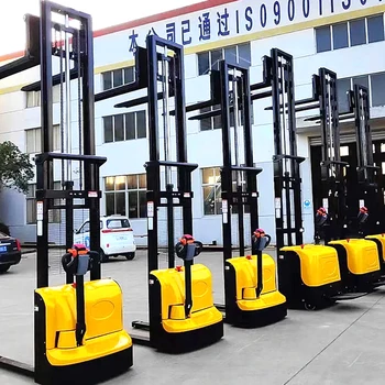 Fast delivery Pallet stacker Electric Forklift pallet lifter 1000kg 1500kg 2000kg semi electric stacker price