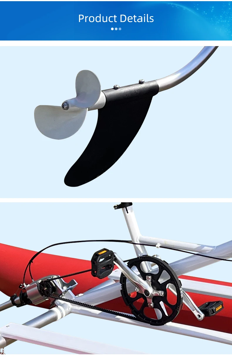 Water Sport Equipment Inflatable Single Water Bike Pedalo Pedal Boat Floating Bicycle Buy