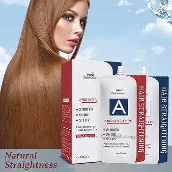OEM Bulk Packaging Long-Lasting Salon-Strength Hair Straightening Cream Permanent Hair Color for Sleek Silky Hair