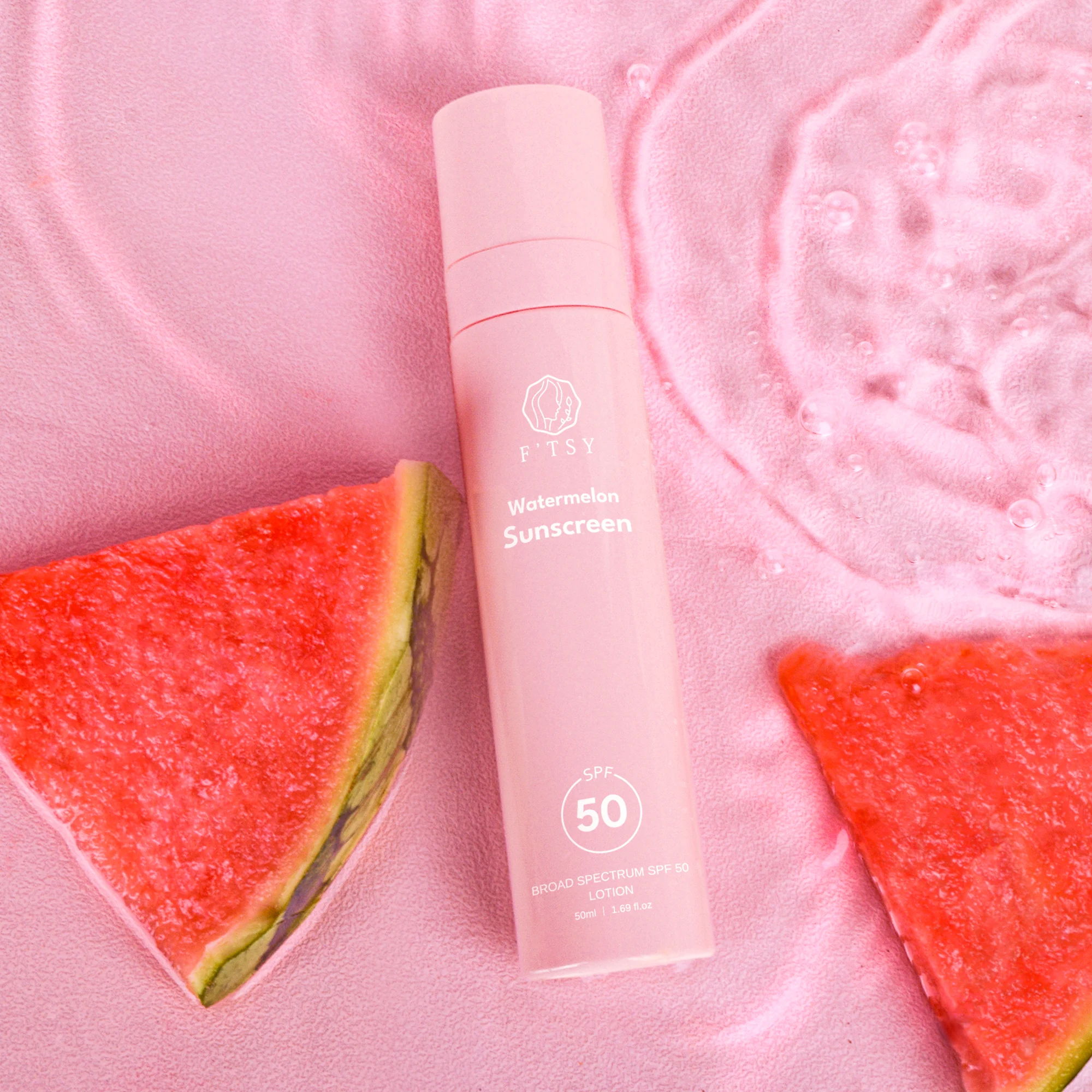 Wholesale Hydrating Soothing Refreshing Watermelon Spf 50 Sunscreen