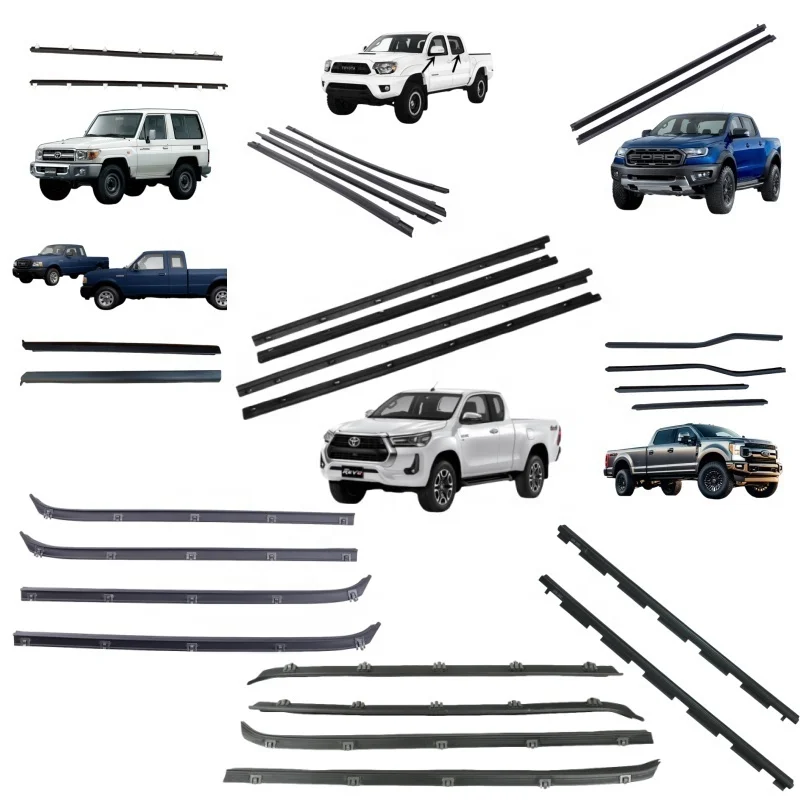 New Auto Exterior Car Door Seal Weatherstrip Direct Replacement for Toyota 2000-2006 for Tundra Sequoia