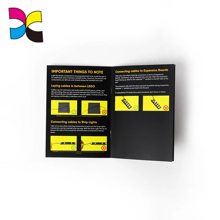 Mini Size Custom Size Custom Booklet Printed Booklet Custom Booklet Printing with Saddle Stitch Bound