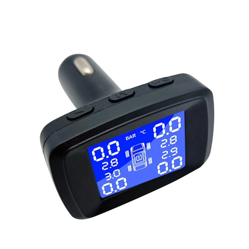 Sistema TPMS OBEST Con 4 Sensori Esterni, Monitoraggio Pressione E Temperatura In Tempo Reale