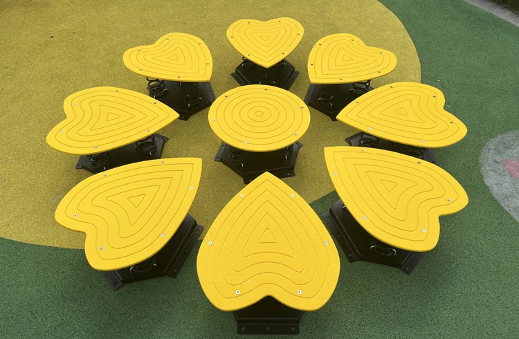 Children's Playground Equipment Set Outdoor Garden Games Children's Balance Training Equipment Customizable Plum Blossom Pile