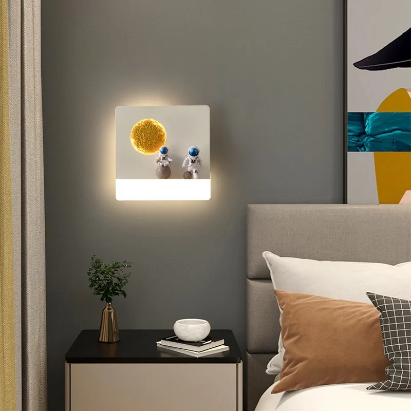 Nordic Minimalist Hemisphere Bedroom Bedside Lighting Post-Modern