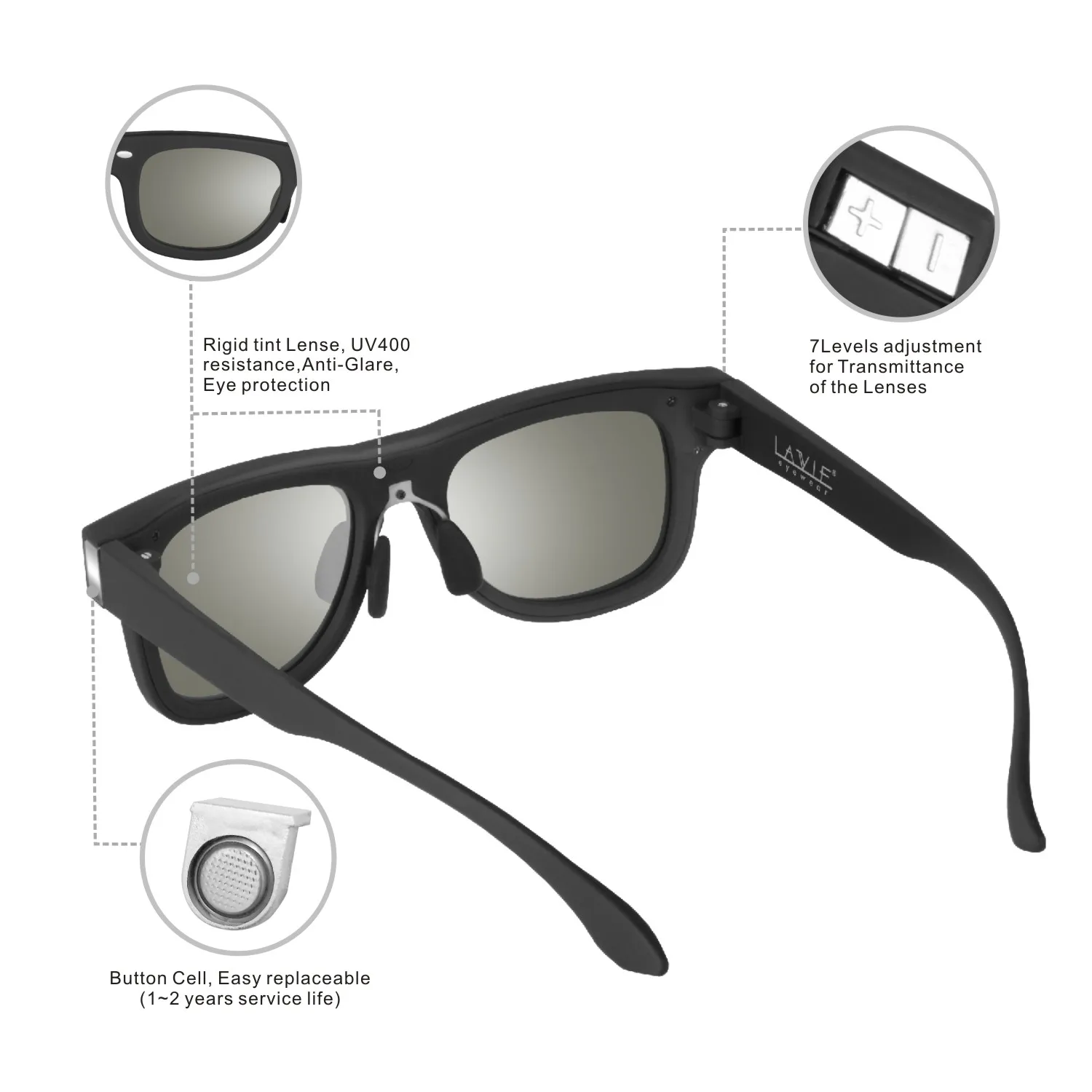 smart sunglasses light adjustable sunglasses