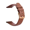 Boucle ardillon marron clair-or rose