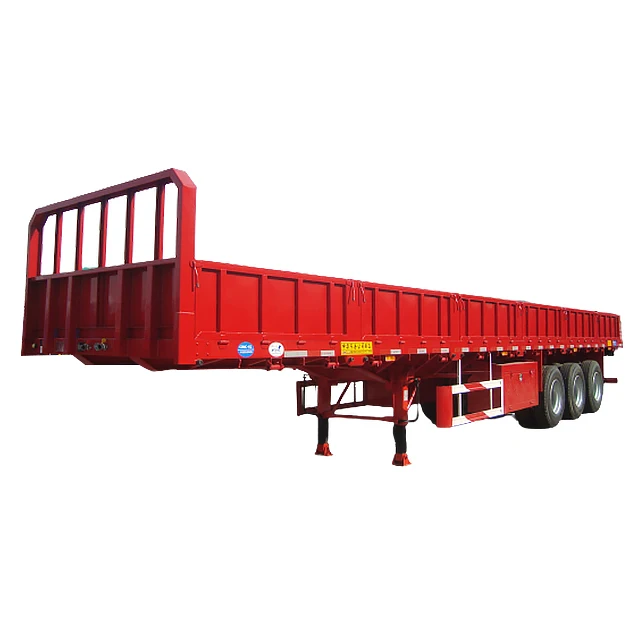 Vehicle Master 3 Axle 40 FT 40 Ton Side Wall Cargo Semi Trailer Side Wall Truck Semi Trailer for Cargo Transportation