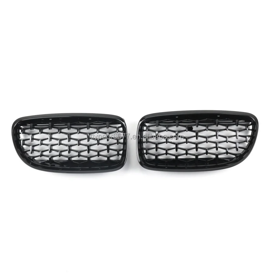 product tiypeor diamond style gloss black kidney grille grill for bmw e90 e91 3 series 2009 2010 2011-2