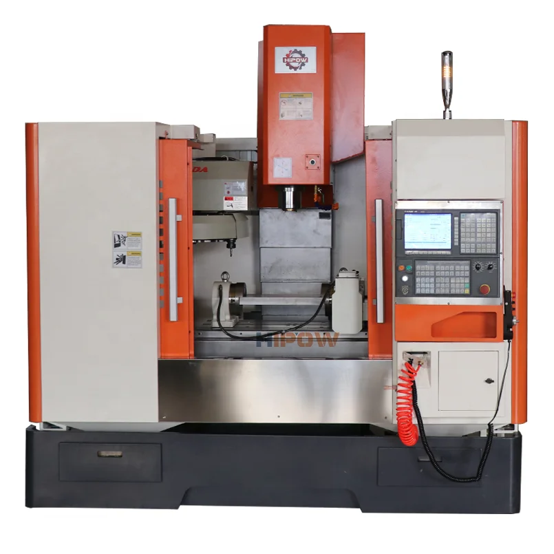 VMC750 Single Spindle Vertical Machining Center New Condition CNC Machine Construction Fanuc Gsk Mitsubishi Including Motor PLC