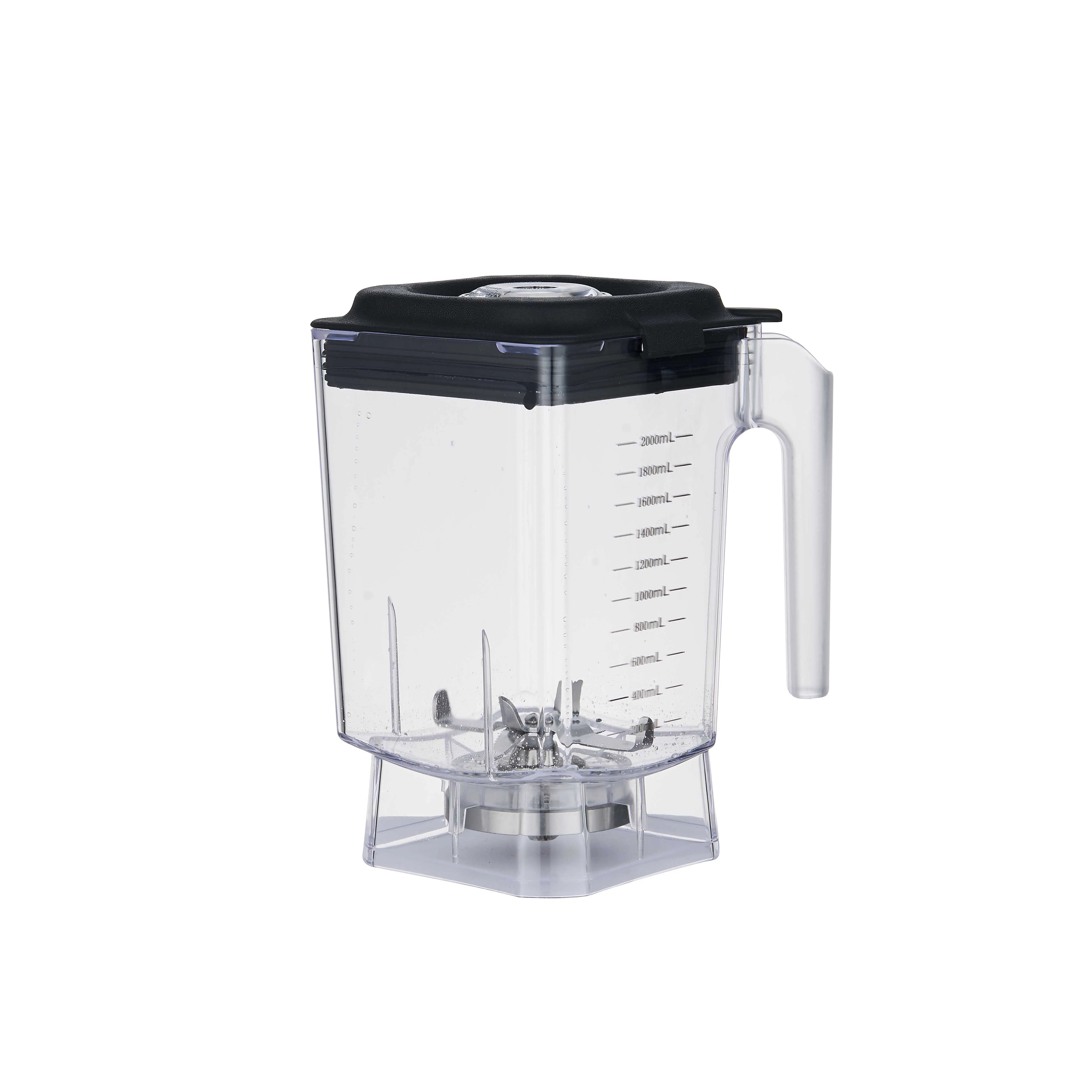 Высококачественный многофункциональный коммерческий блендер 2 л, 1800 Вт, высокоскоростная соковыжималка, блендер с низким уровнем шума, промышленный блендер