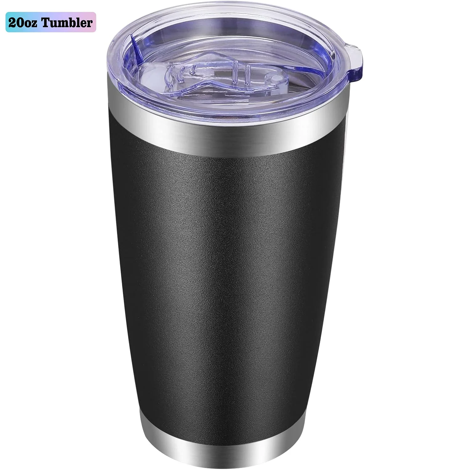 20oz Stainless Steel Insulated Travel Coffee Mug Sublimation Lid 6-12 Hours Thermal Insulation for Camping Party Eco-Friendly with Custom Logo