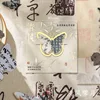 Clear breeze and bright moon-butterfly bookmark