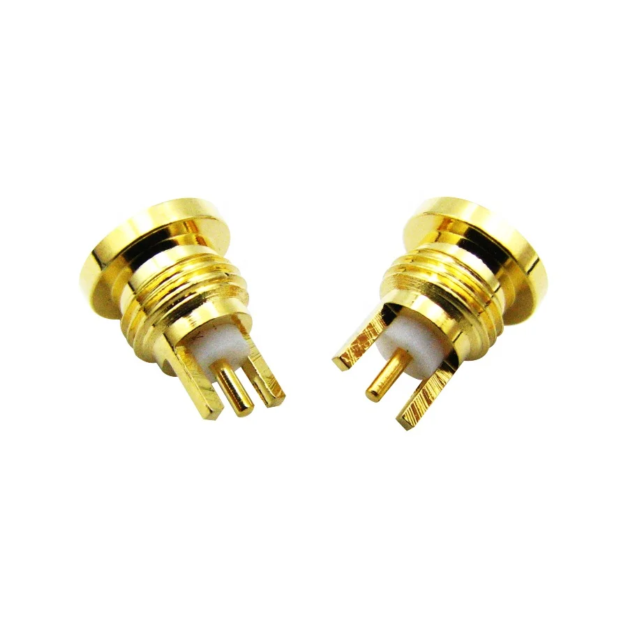 MMCX Round Edge Female Socket Mount PCB Board Straight Round RF Connectors