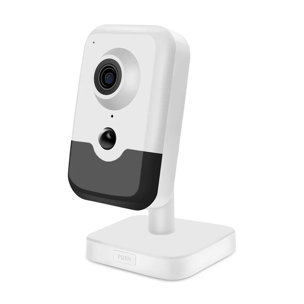 Hik WIFI 4MP IR 10M Fixed Cube Network Camera with Two Way Audio