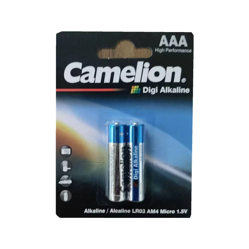 Factory Production Customized Camelion Aa Alkaline  Aaa Size Lr6 for Camelion 1.5v Alkalin Batteries Dry Cell 2A Battery
